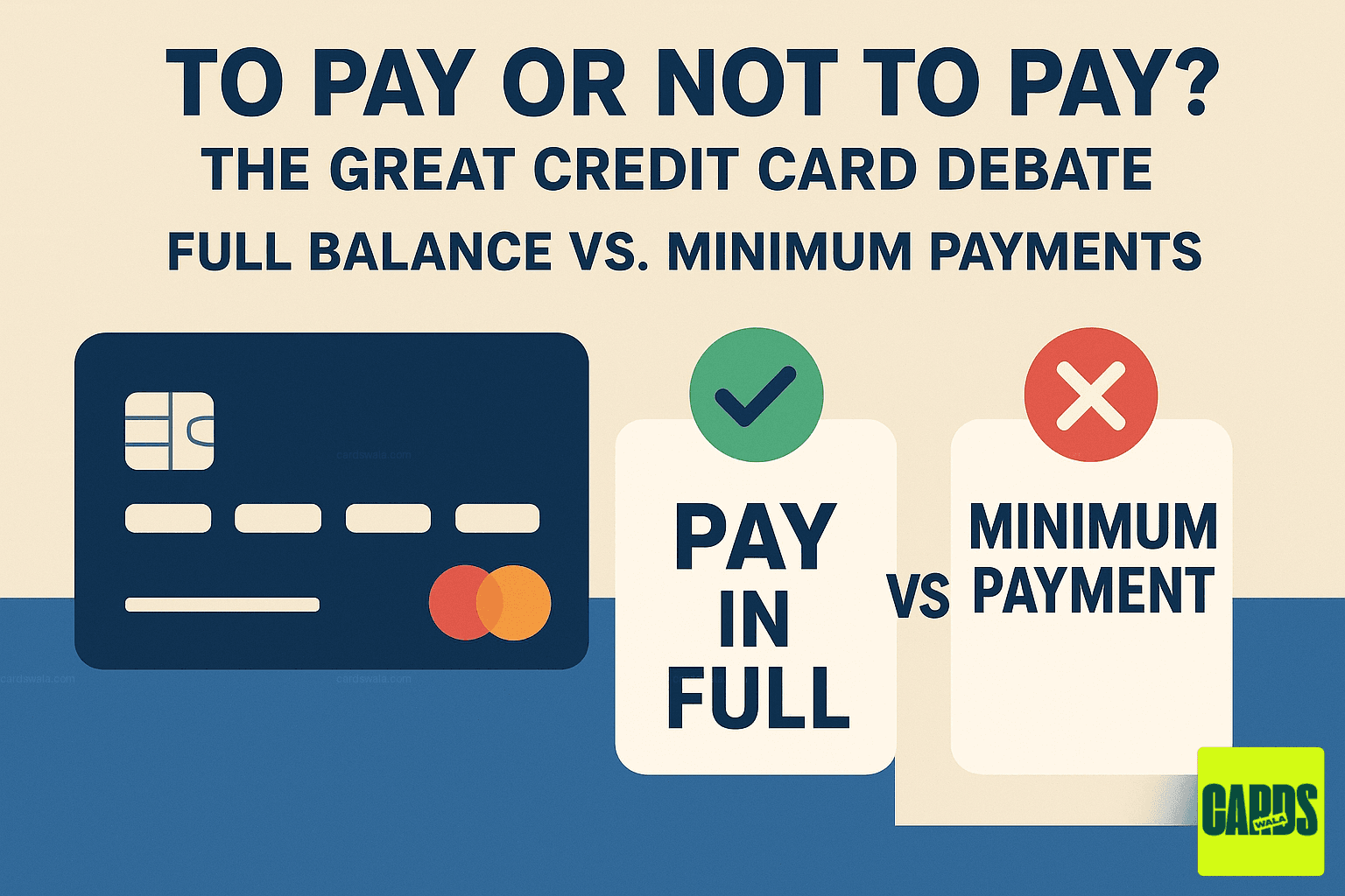 Credit card balance vs minimum payment illustration Credit card balance vs minimum payment illustration