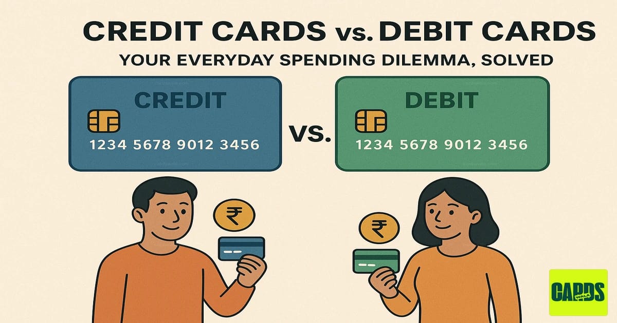 Credit card and debit card comparison for everyday spending Credit card and debit card comparison for everyday spending